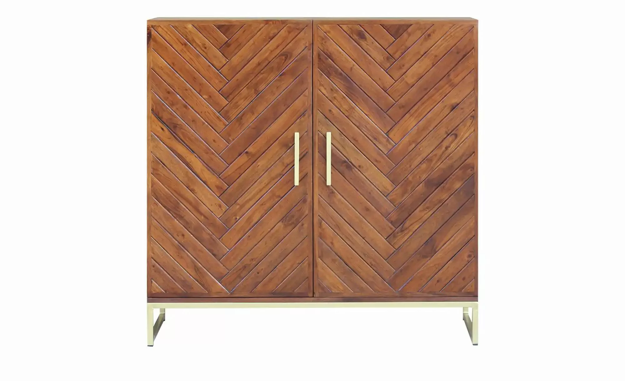 Barschrank aus Massivholz Calatria ¦ holzfarben ¦ Maße (cm): B: 110 H: 110 günstig online kaufen