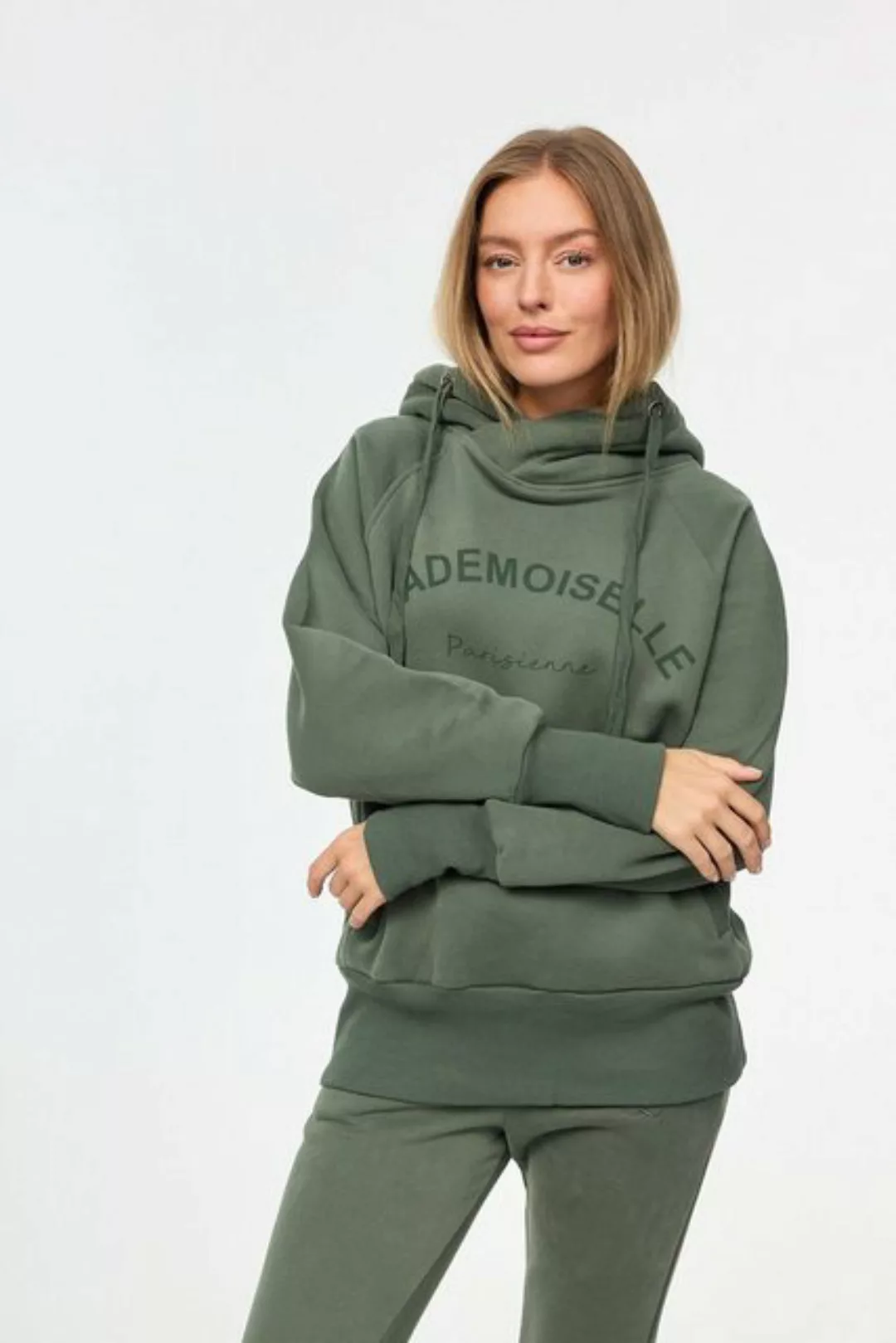 Decay Kapuzensweatshirt mit dezentem Frontprint günstig online kaufen