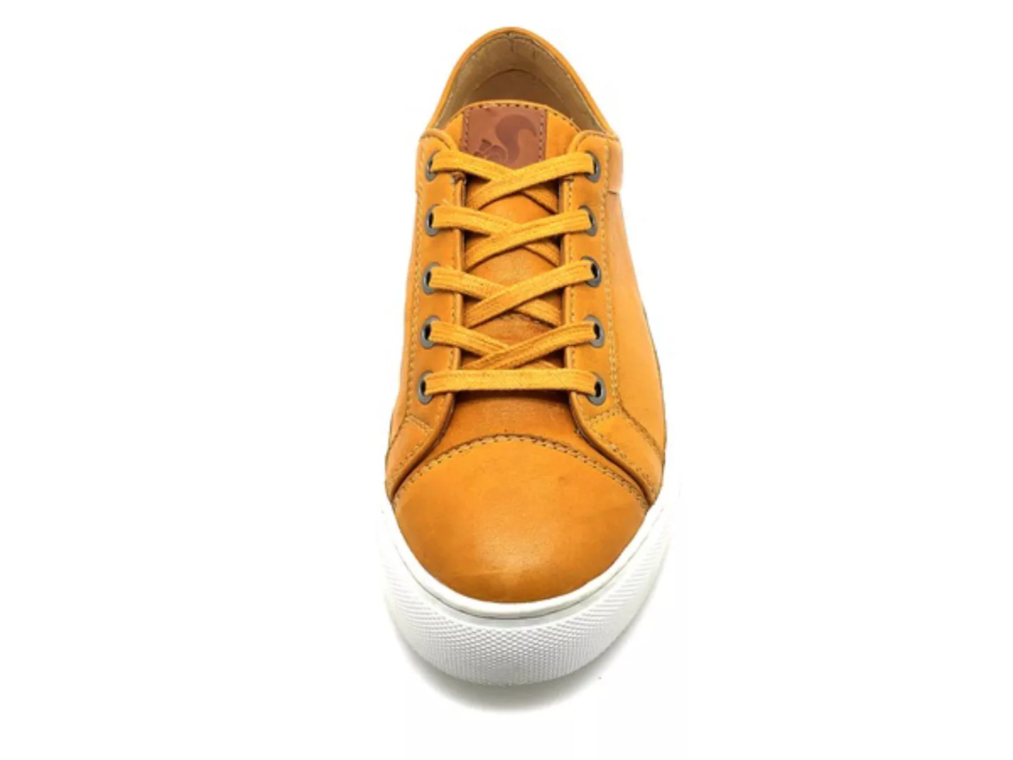 Sneaker Aus Vegetabil Gegerbtem Leder Von "Thies ®" Yellow günstig online kaufen