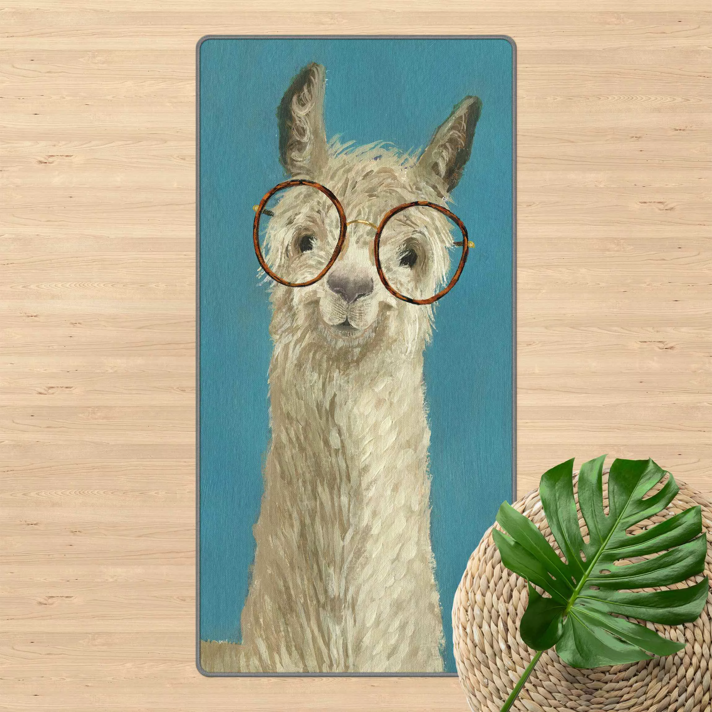 Teppich Lama mit Brille I günstig online kaufen