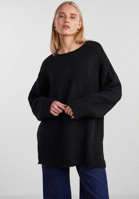 pieces Rundhalspullover "PCNANCY LS LOOSE O-NECK KNIT NOOS BC", Oversized günstig online kaufen