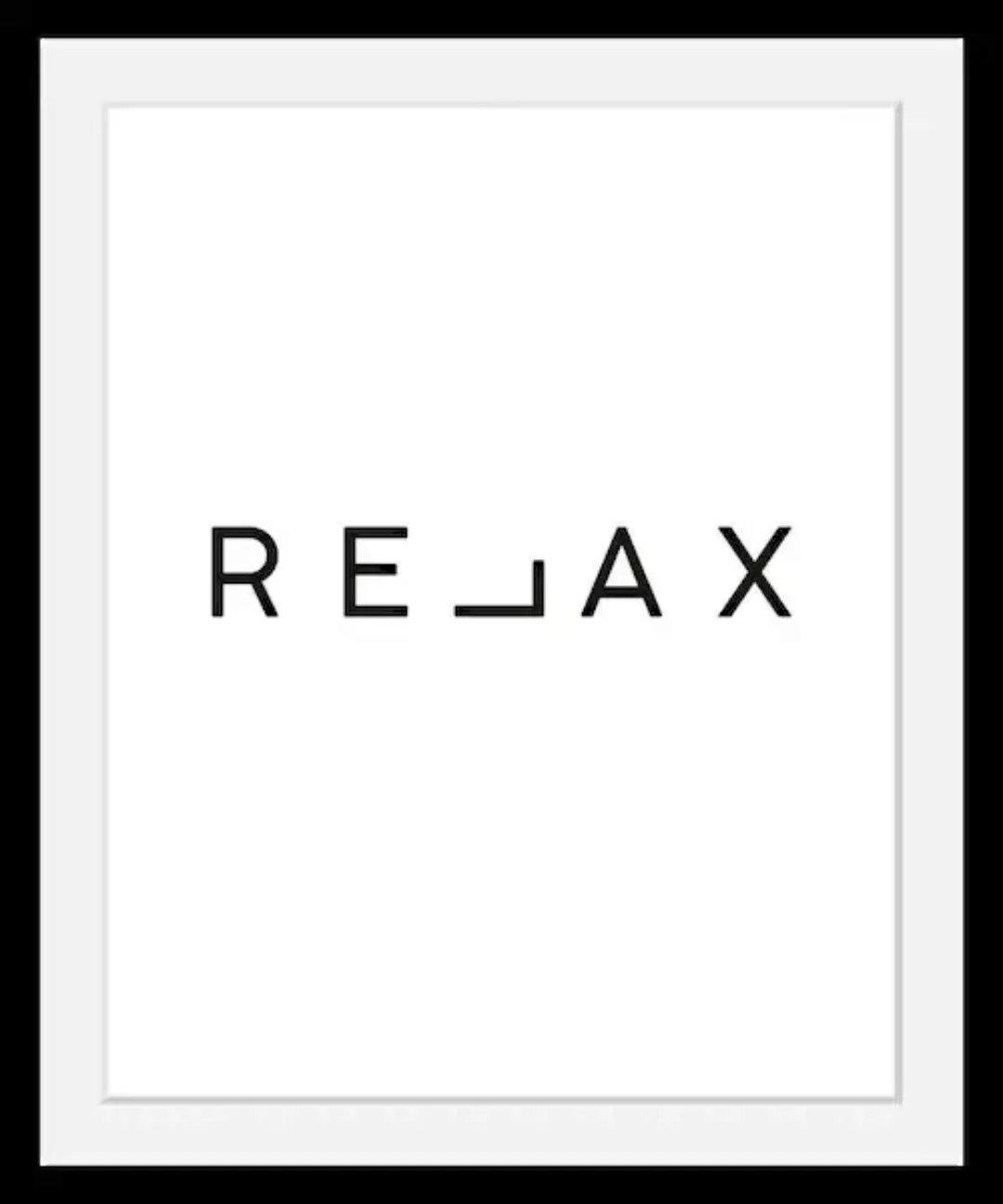 queence Bild "Relax", in 3 Größen, gerahmt günstig online kaufen