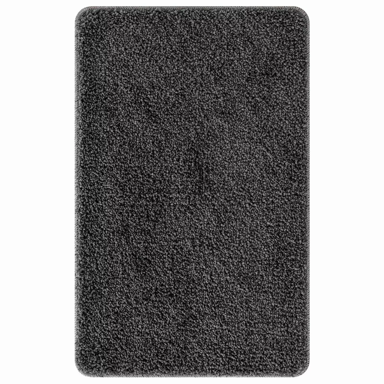 vidaXL Badematte Badematte Rechteckig Dunkelgrau 50x80cm günstig online kaufen