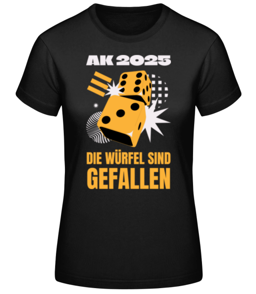 AK 2025 Würfel Gefallen · Frauen Basic T-Shirt günstig online kaufen