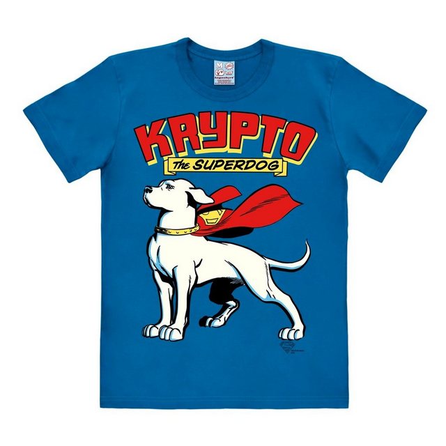 LOGOSHIRT T-Shirt Superdog - Krypto - DC Comics mit coolem Hunde-Motiv günstig online kaufen