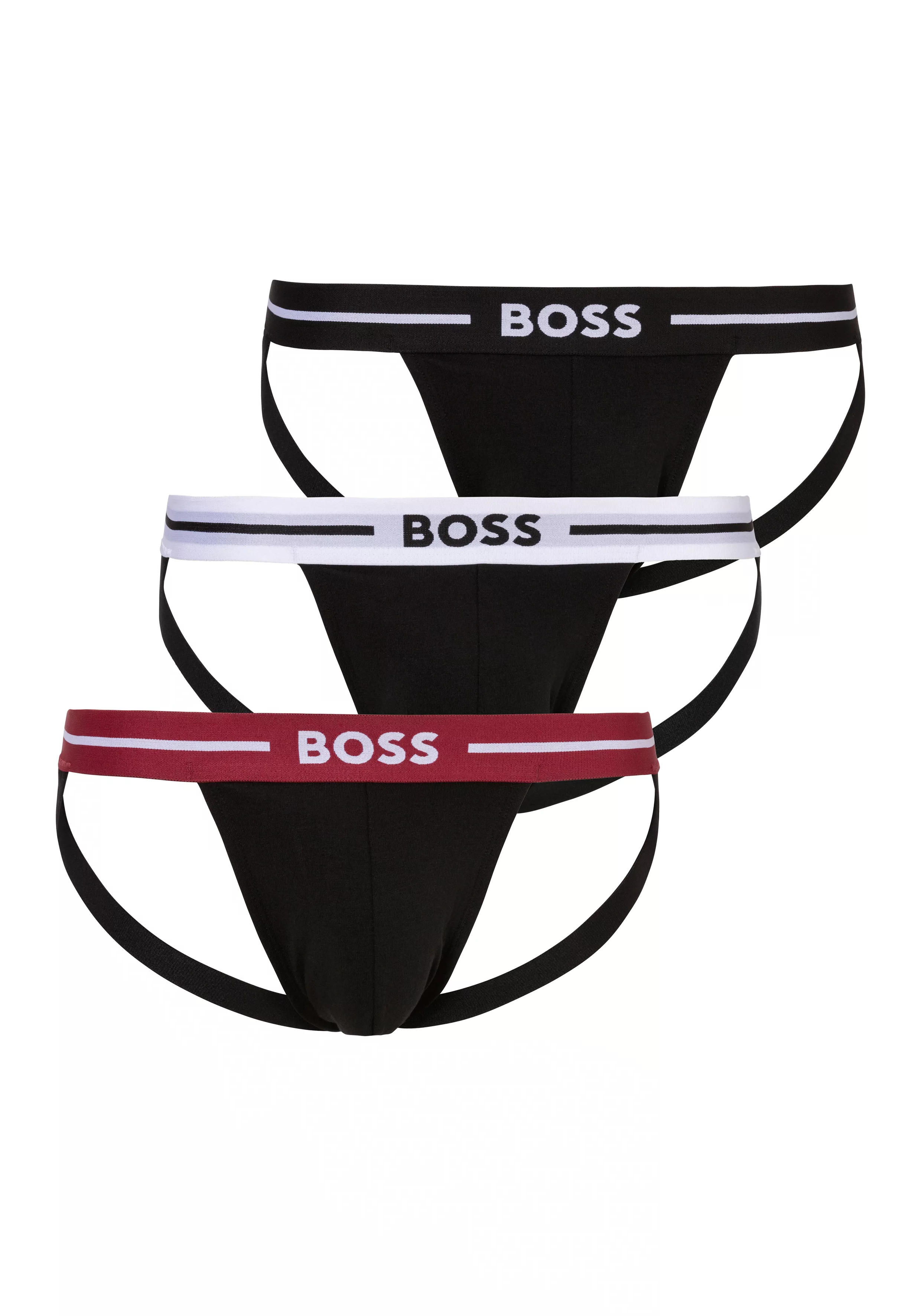 BOSS String "Jockstrap 3P Bold", (Packung, 3 St., 3er-Pack), mit elastische günstig online kaufen