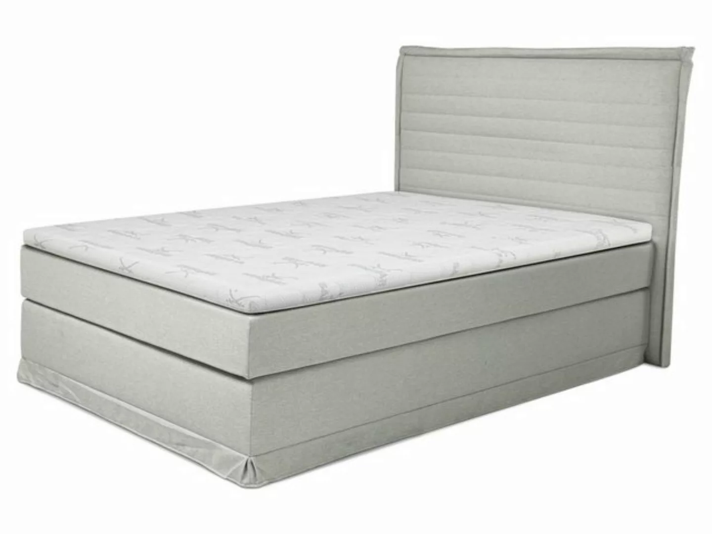 SANSIBAR Living Boxspringbett Boxspringbett SANSIBAR LANGEOOG grau Box-Spri günstig online kaufen