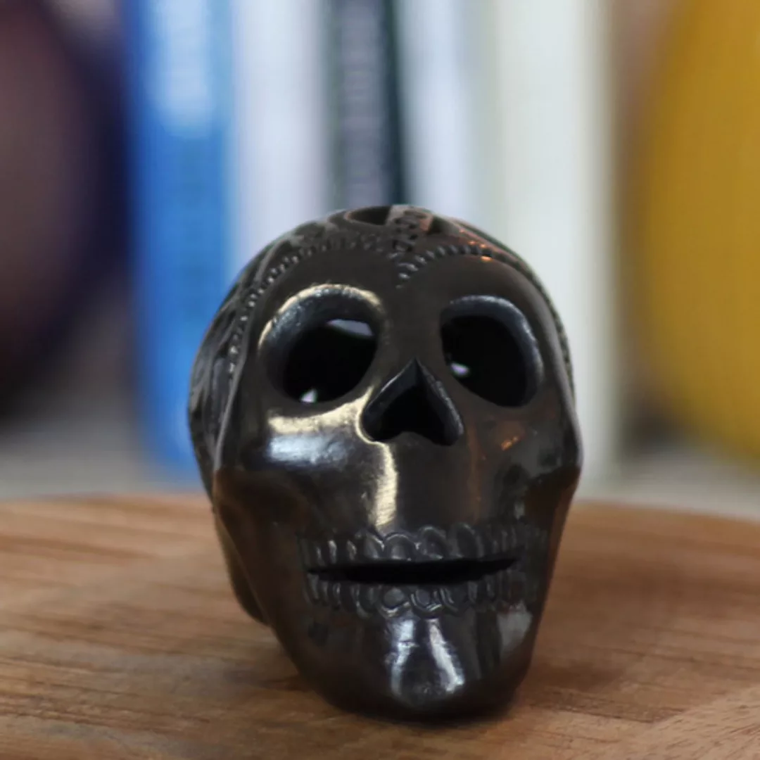 Handgemachte Dekofigur Aus Mexiko Totenschädel günstig online kaufen
