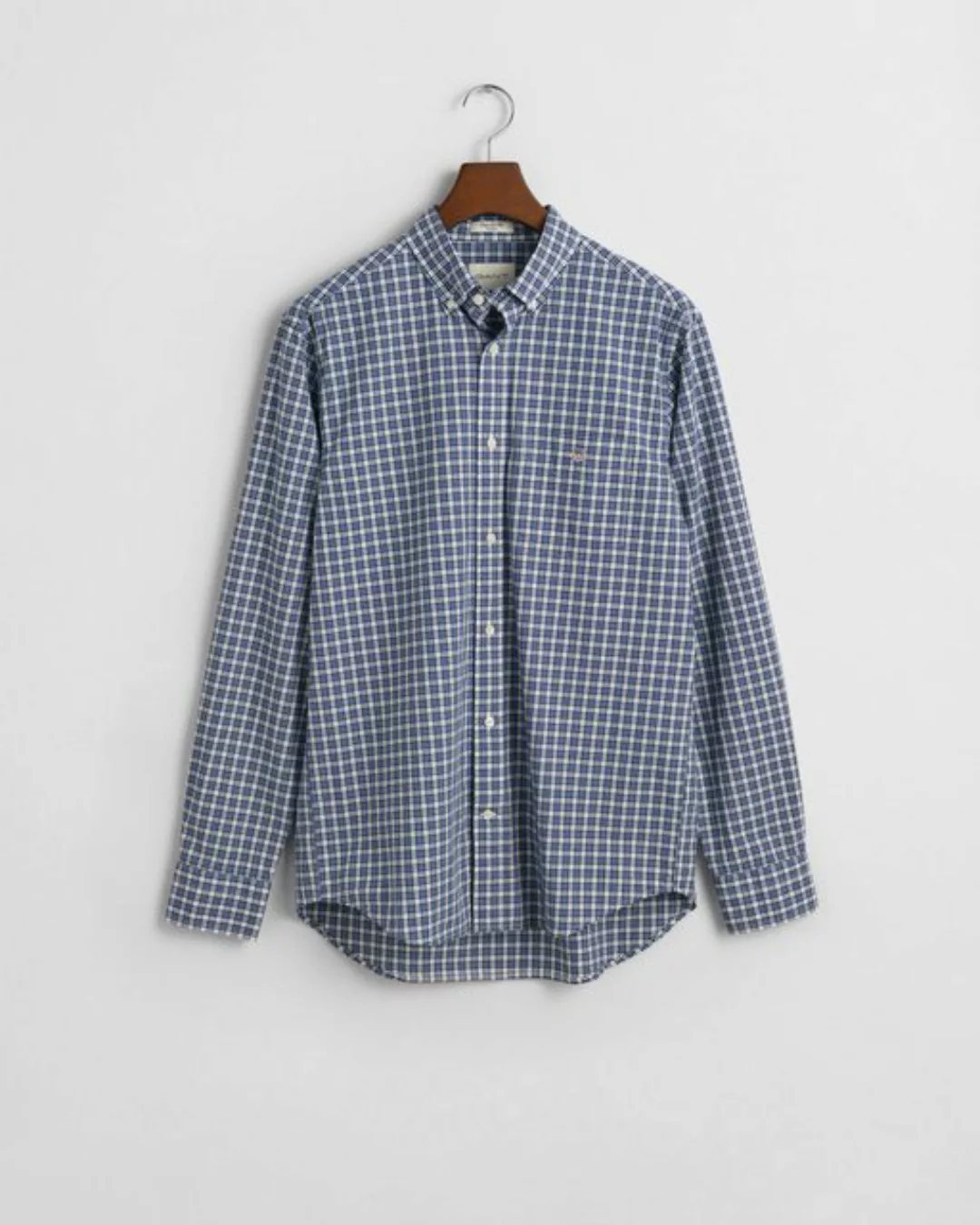 Gant Blusenshirt REG MICRO PRINT SHIRT, EVENING BLUE günstig online kaufen