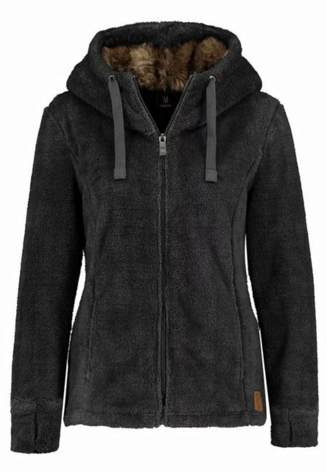 SUBLEVEL Fleecejacke Damen Fleecejacke mit Kunstfell günstig online kaufen