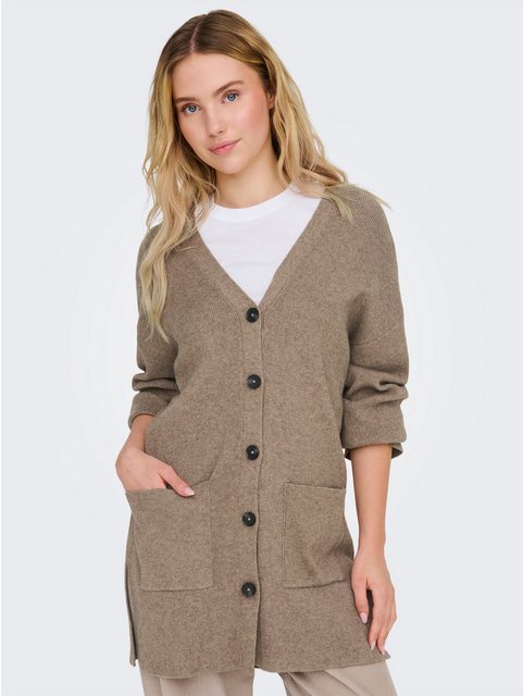 ONLY Strickjacke ONLKATIA LS RIB V LOOSE CARDIGAN CC KNT günstig online kaufen