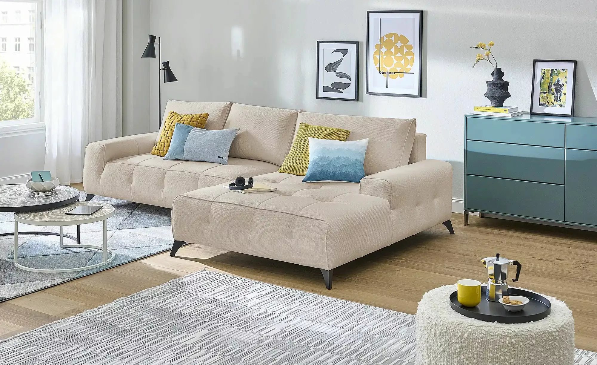 switch Ecksofa  Athena ¦ grau ¦ Maße (cm): B: 290 H: 85 T: 175 Polstermöbel günstig online kaufen