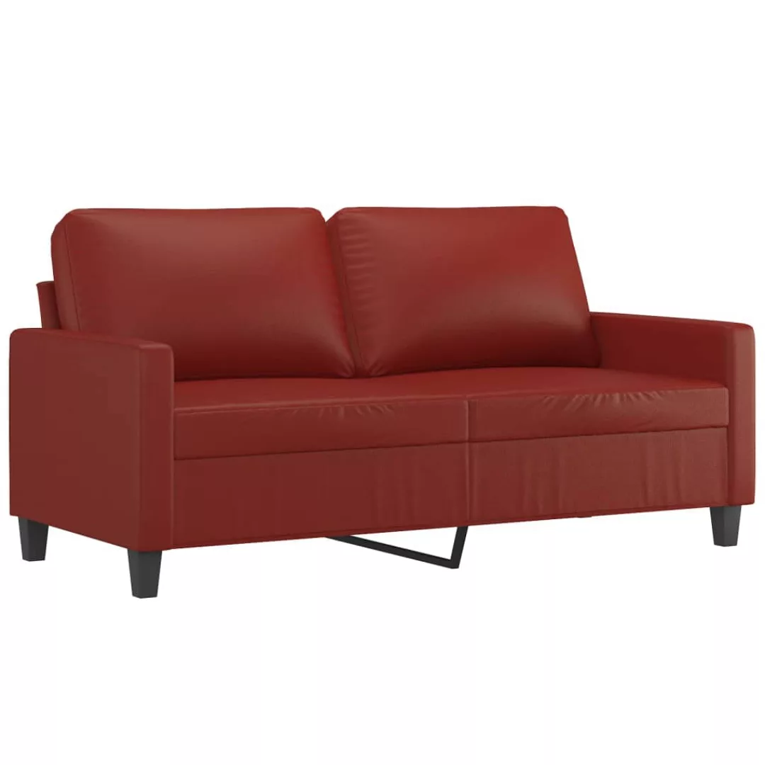 Vidaxl 2-sitzer-sofa Weinrot 140 Cm Kunstleder günstig online kaufen