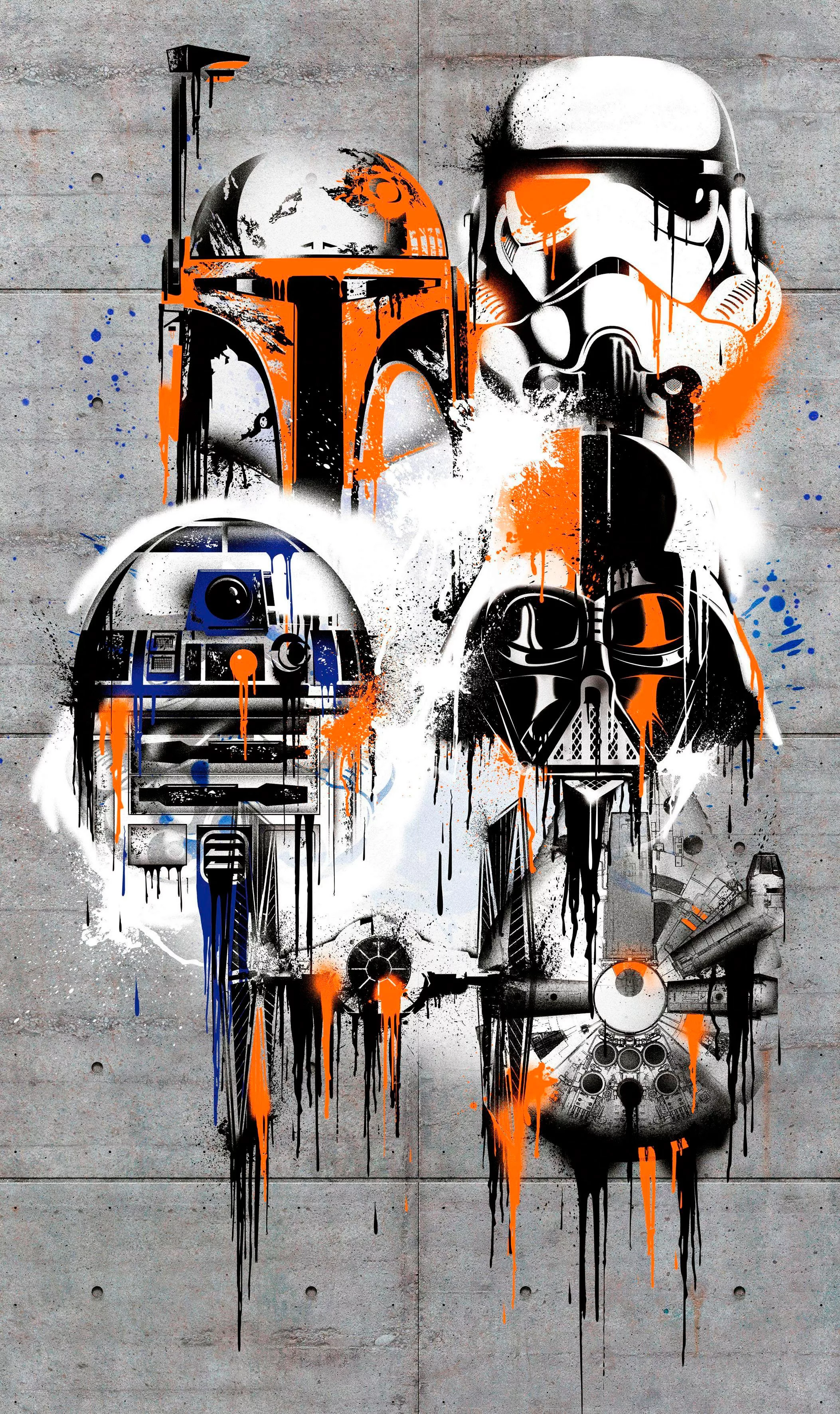 Komar Vliestapete »Star Wars Celebrate The Galaxy«, 120x200 cm (Breite x Hö günstig online kaufen