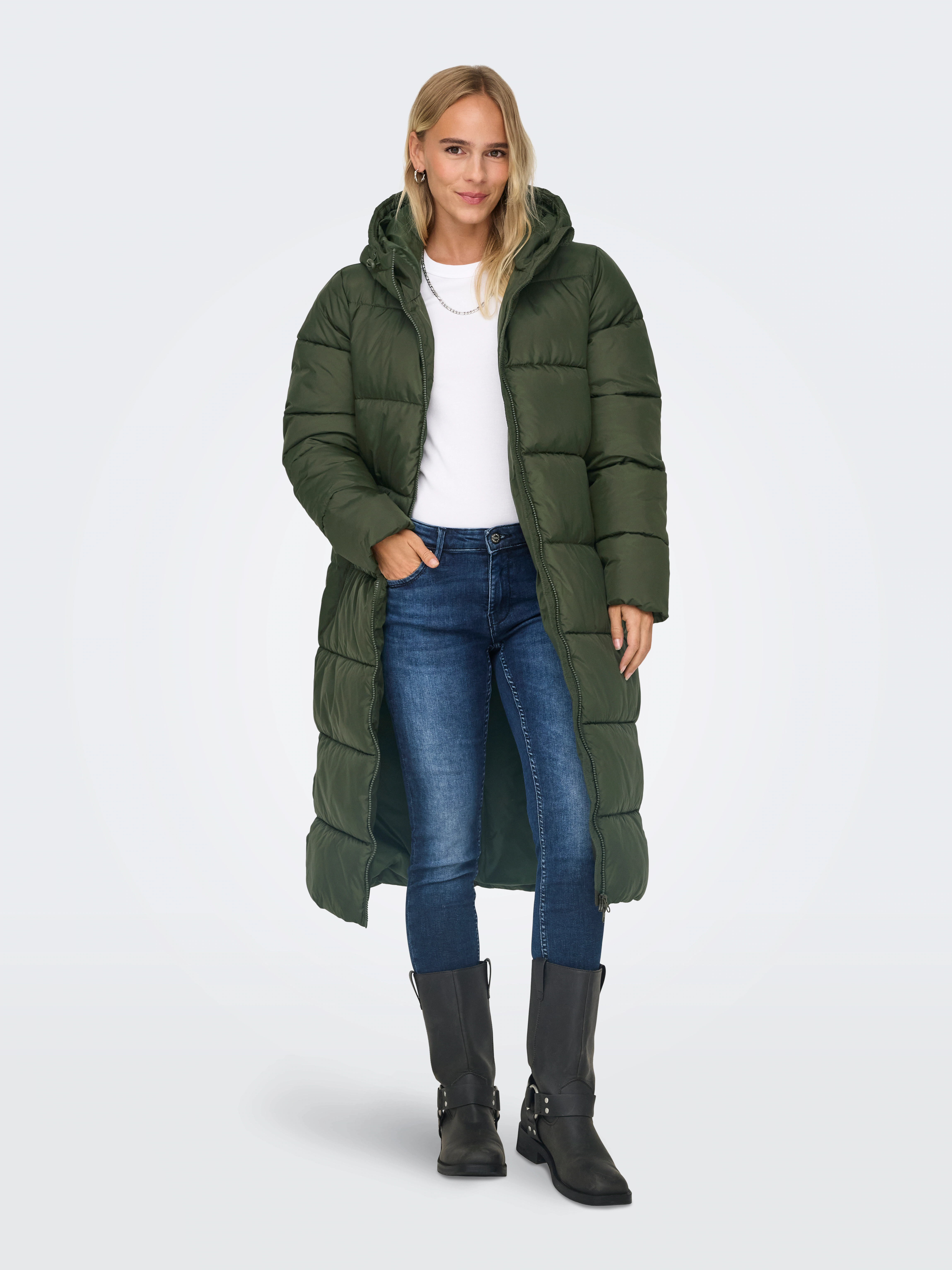 ONLY Steppmantel "ONLMONTANA LONG PUFFER JACKET NOOS OTW" günstig online kaufen