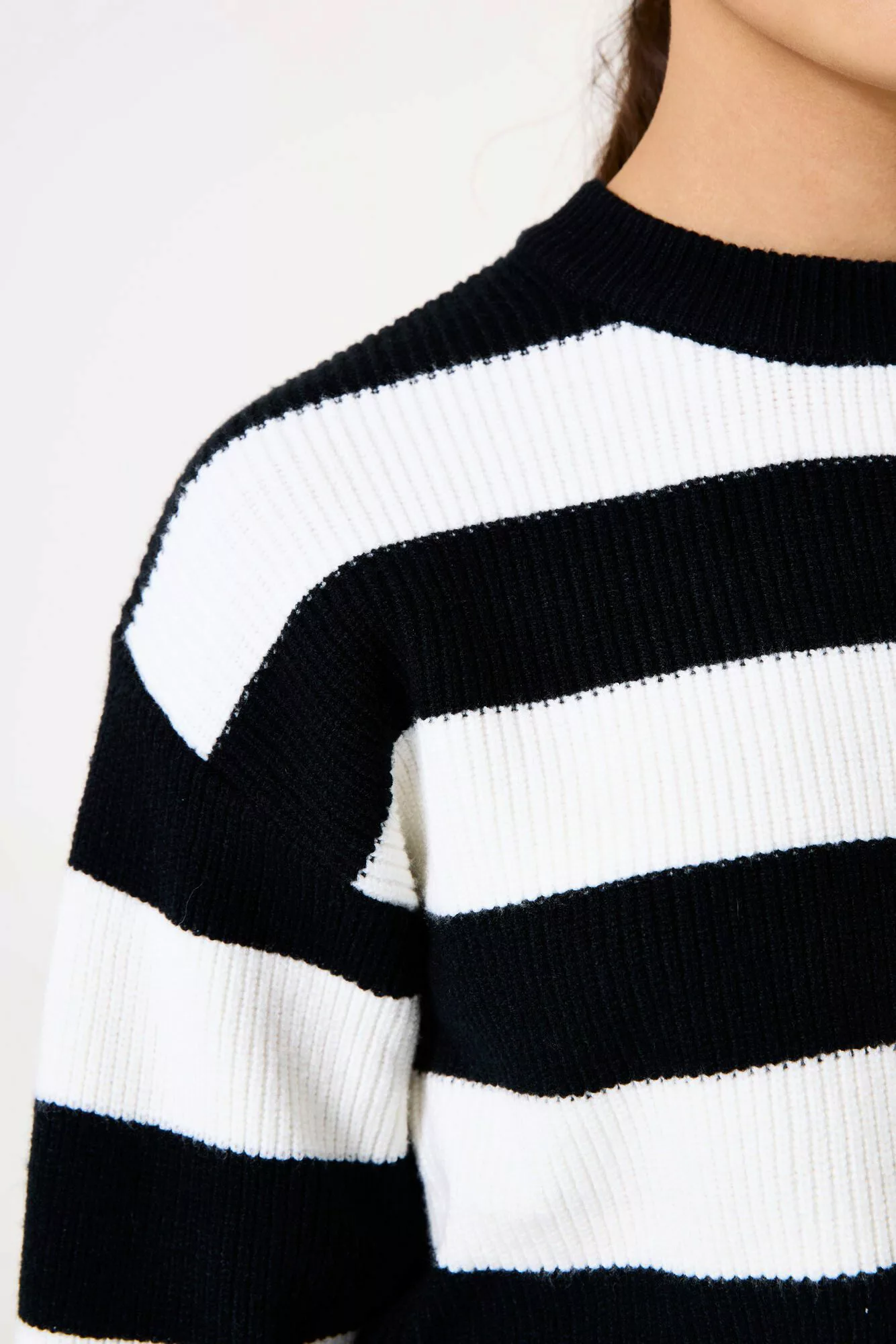 Garcia Strickpullover mit Streifen Muster günstig online kaufen