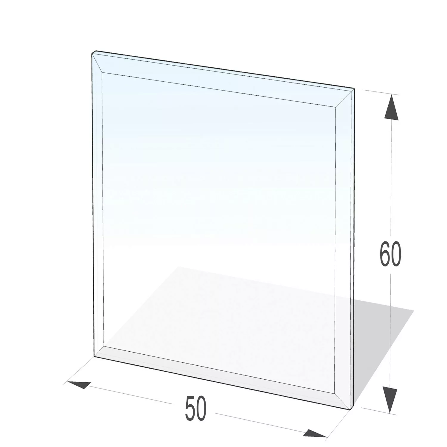 Lienbacher Funkenschutzplatte Glasbodenplatte Rechteck 6mm Stärke günstig online kaufen