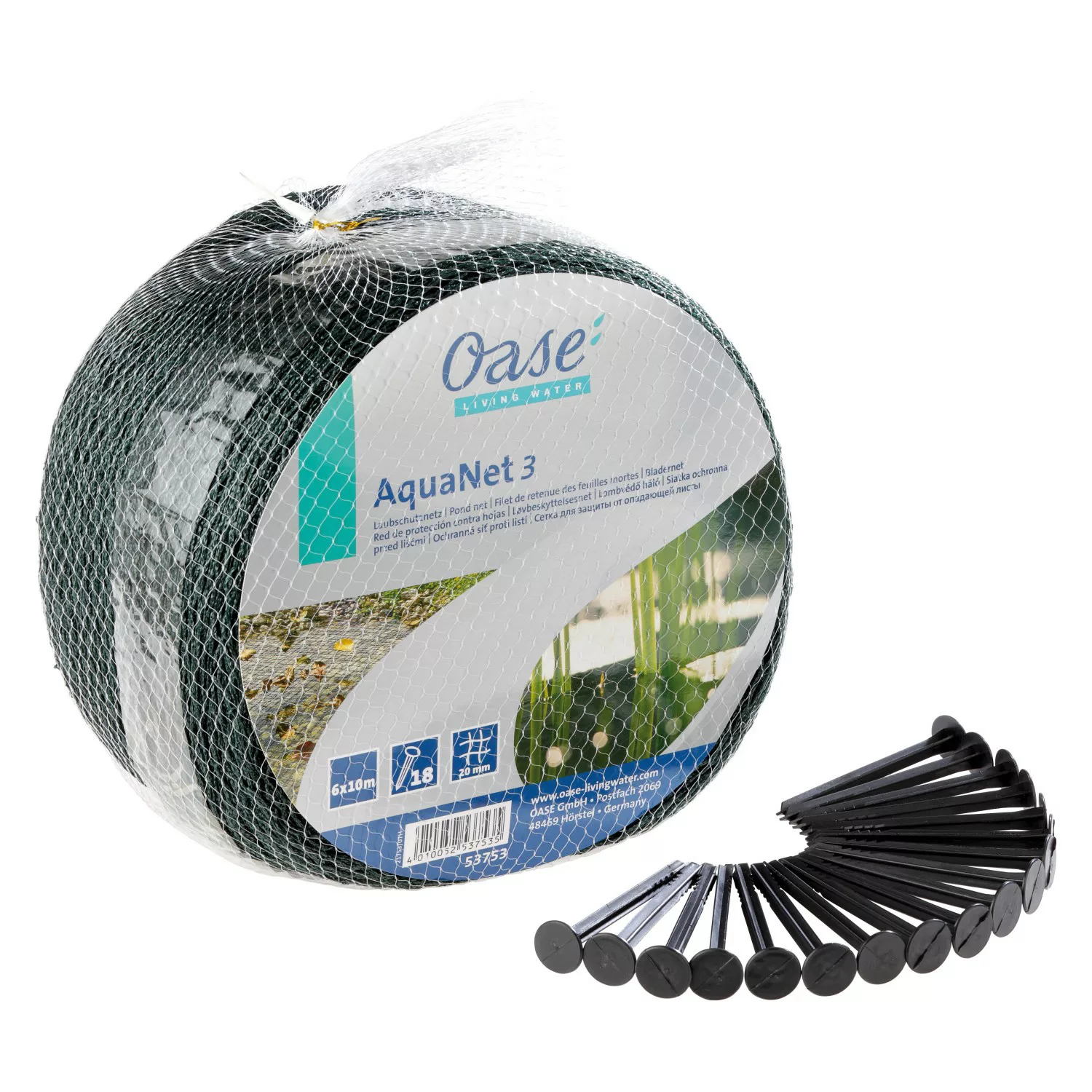 Oase Laubschutznetz Aquanet 3 Teichnetz 6X10 Meter günstig online kaufen