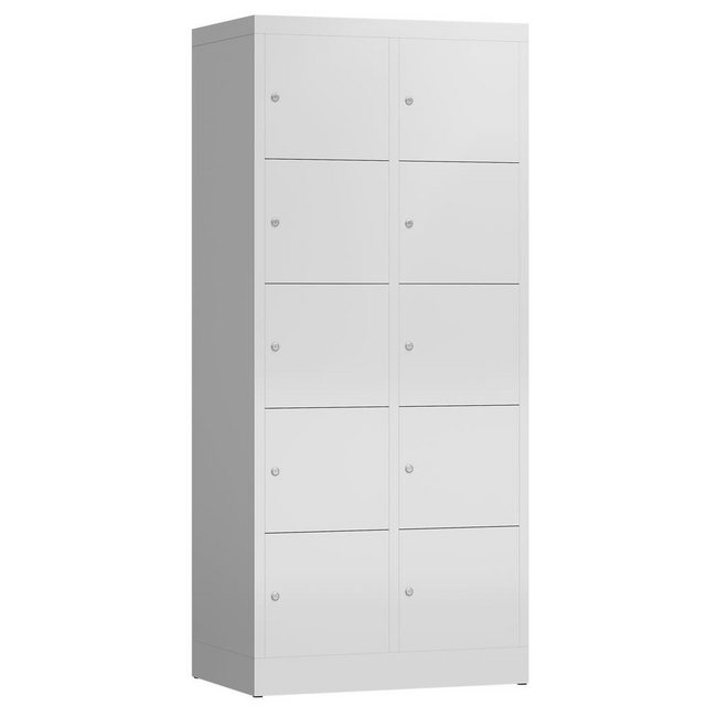 Steelboxx Fächerschrank Schließfachschrank 10 Fächer Spindschrank (1-St) ko günstig online kaufen