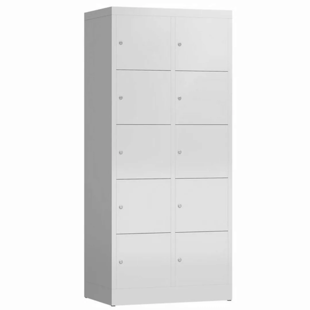 Steelboxx Fächerschrank Schließfachschrank 10 Fächer Spindschrank (1-St) ko günstig online kaufen