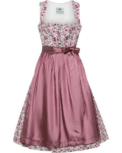 Berwin Dirndl Midi-Dirndl mit Rosendruck günstig online kaufen