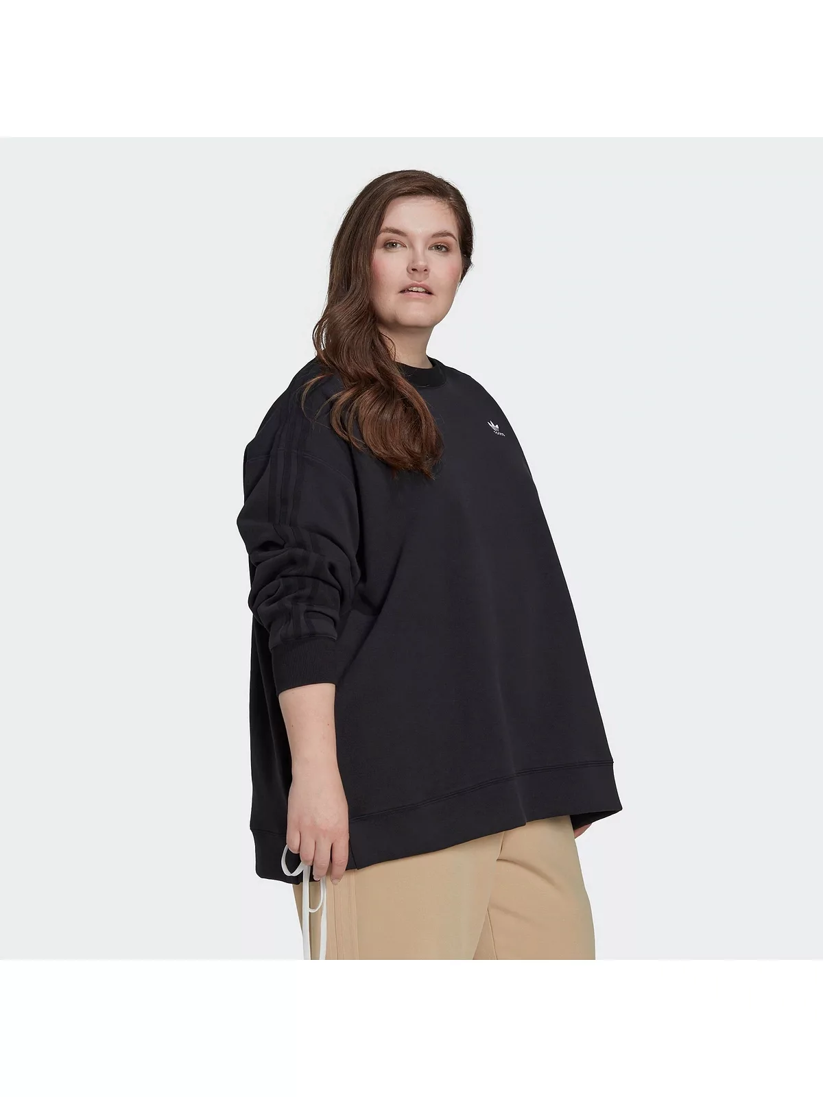 adidas Originals Sweatshirt "Große Größen", mit Schnürdetails und recycelte günstig online kaufen