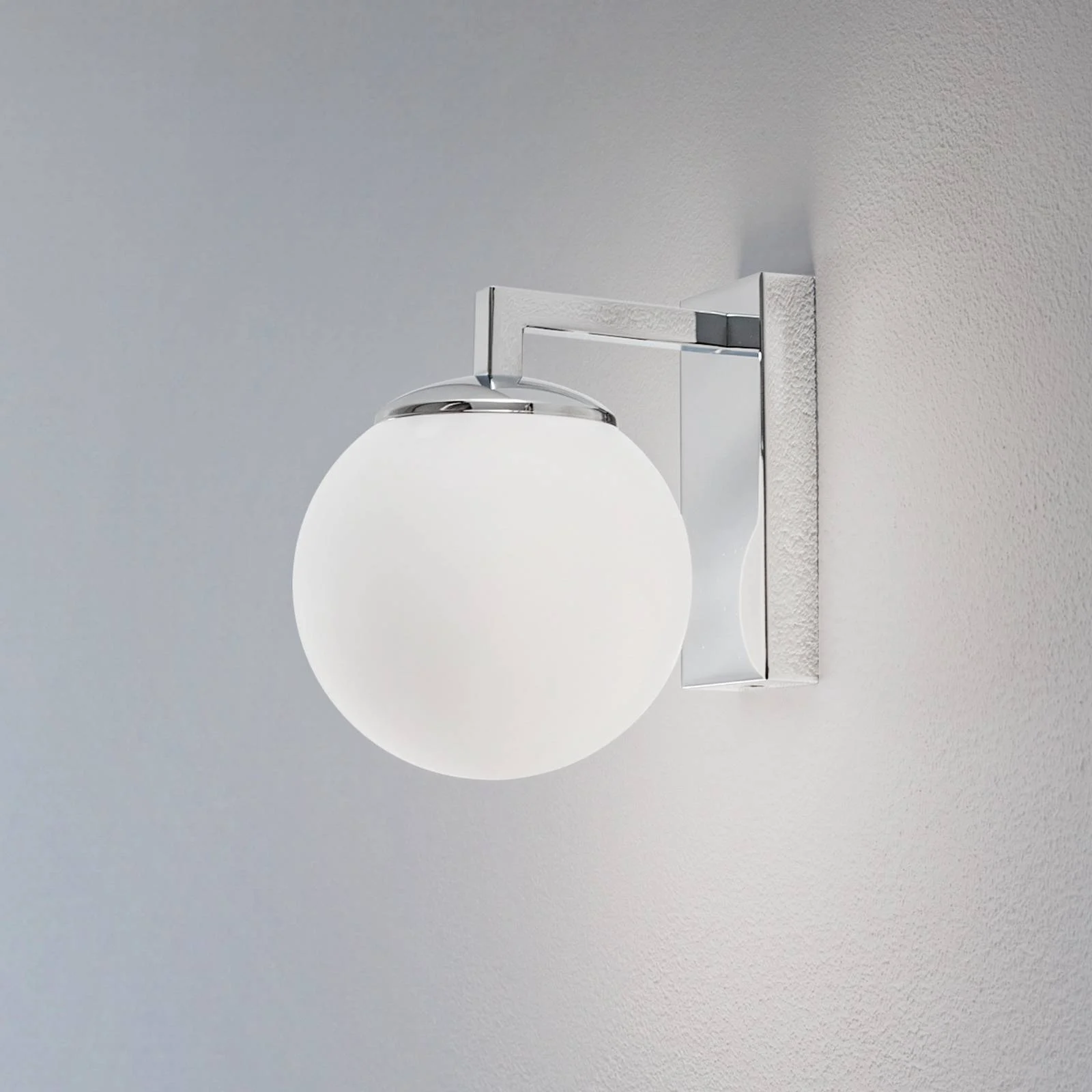 LED-Wandleuchte Aseor, Glas, chrom günstig online kaufen