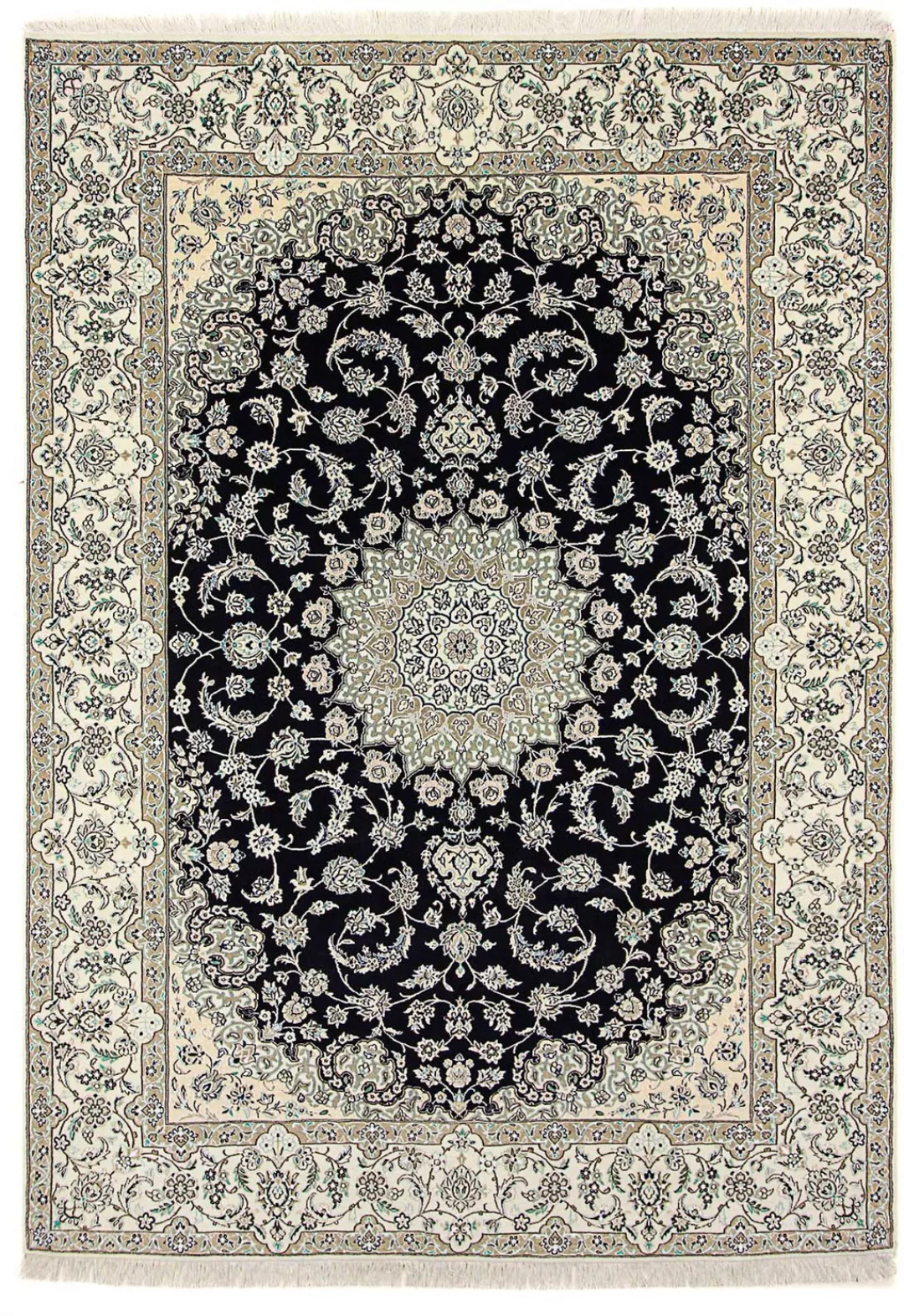 morgenland Orientteppich »Perser - Nain - Royal - 345 x 246 cm - dunkelblau günstig online kaufen