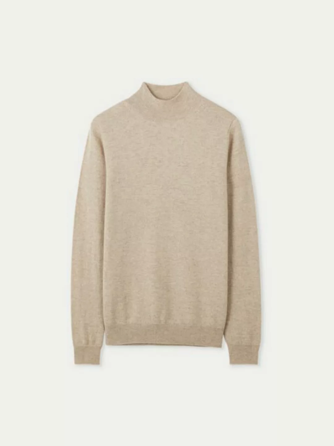 GOBI Cashmere Stehkragenpullover Naturfarbe Stehkragenpullover aus Kaschmir günstig online kaufen