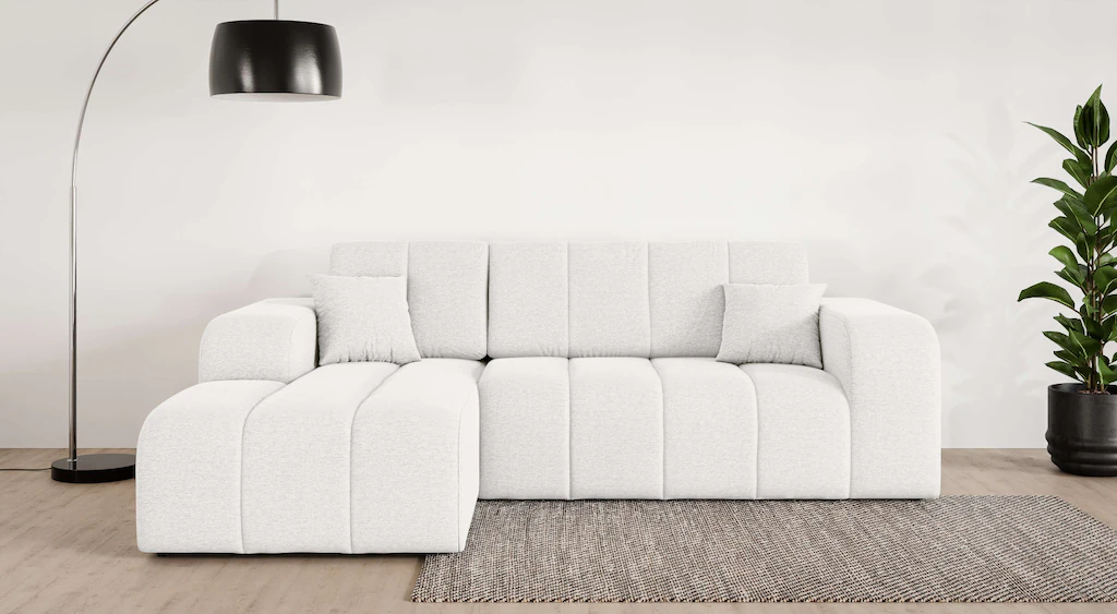 INOSIGN Ecksofa "CASSY L-Form, Schlafsofa mit Bettkasten, Maße B/T/H: 245/1 günstig online kaufen