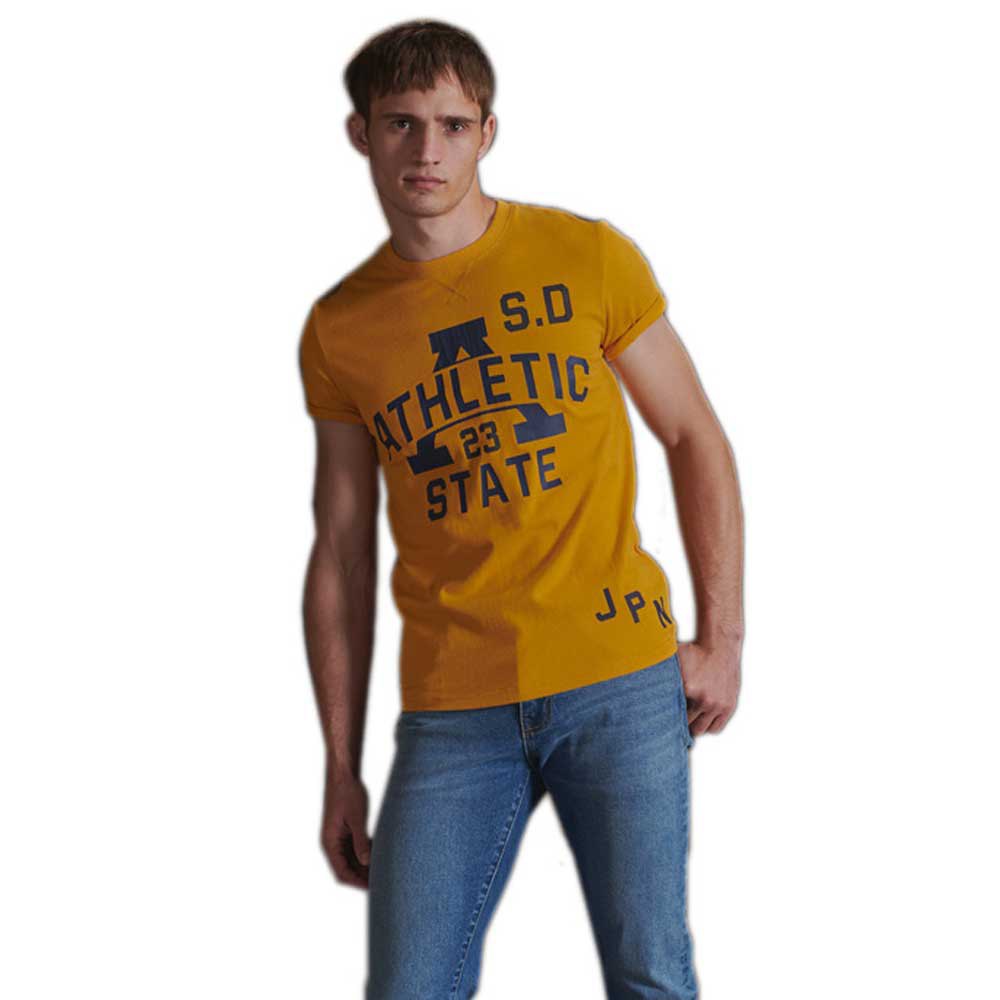 Superdry Track&field Classic Kurzarm T-shirt XL Upstate Gold günstig online kaufen