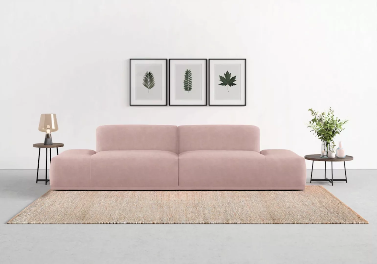 TRENDMANUFAKTUR Big-Sofa "Braga, toller Sitzkomfort, Designsofa", in modern günstig online kaufen