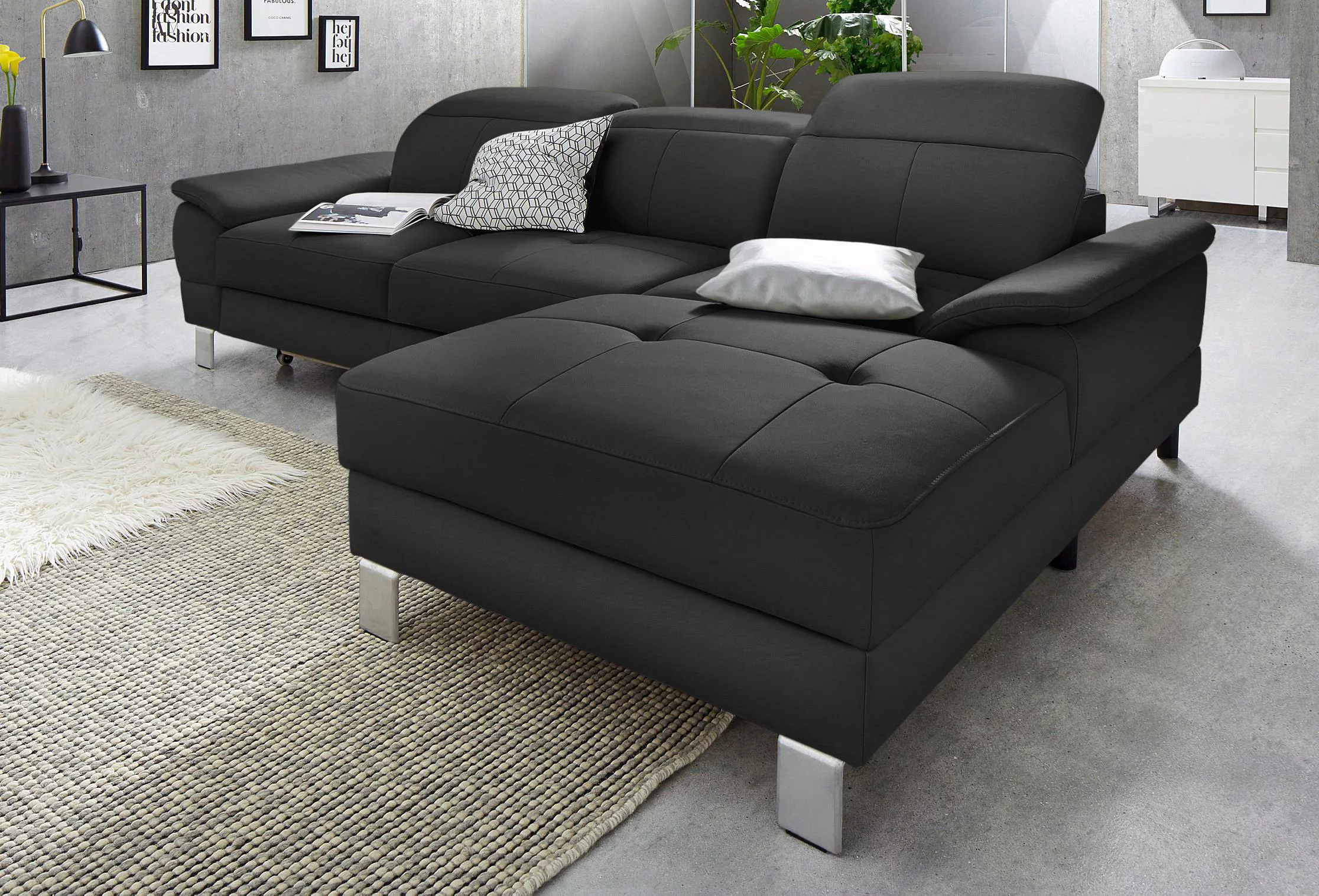 exxpo - sofa fashion Ecksofa »Mantua 2, L-Form« günstig online kaufen