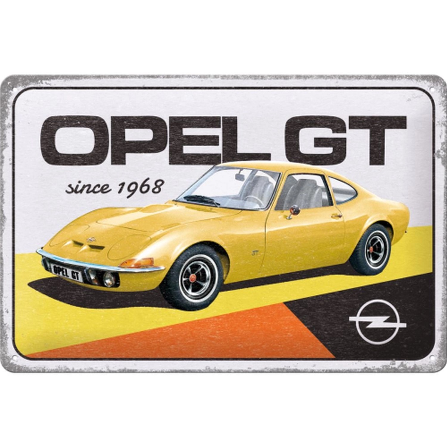 Nostalgic-Art Blechschild 20 x 30cm - Opel - Opel GT since 1968 günstig online kaufen