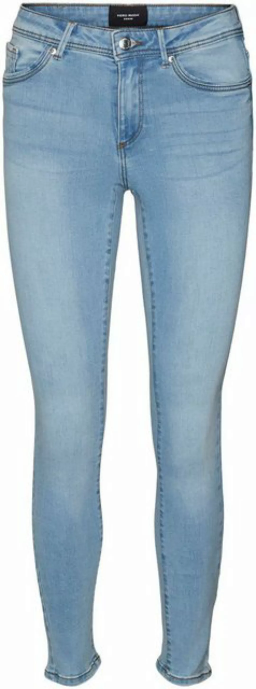 Vero Moda Damen Jeans VMTANYA - Skinny Fit - Blau - Light Blue Denim günstig online kaufen