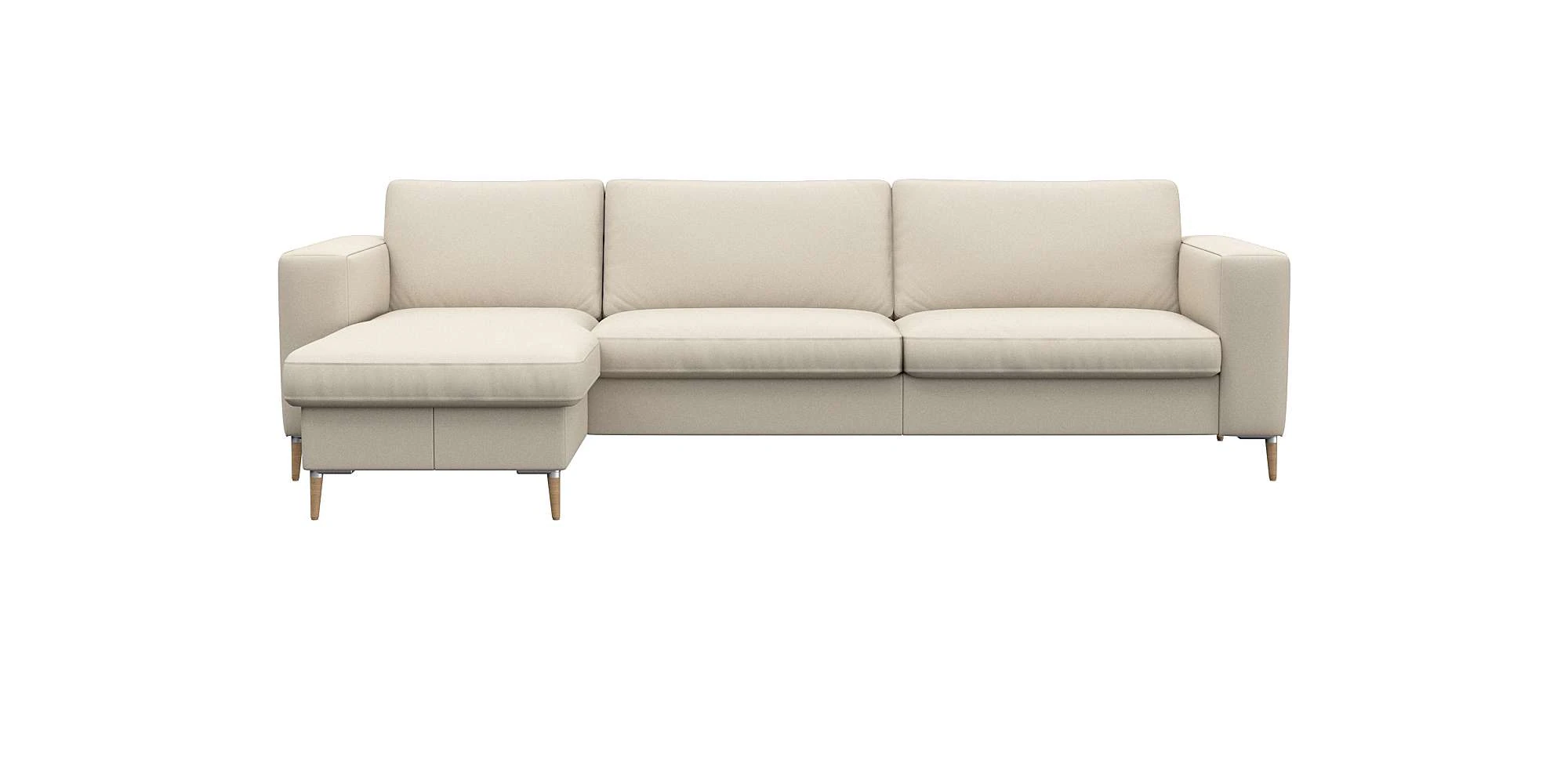 FLEXLUX Ecksofa "Fiore, super Sitzkomfort durch Kaltschaum im Sitz, L-Form" günstig online kaufen