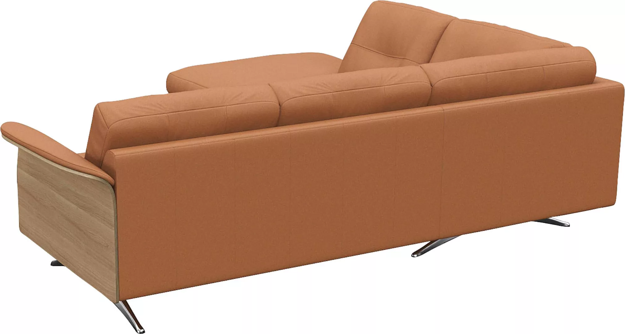 FLEXLUX Ecksofa "Glow, super bequem durch hochwertigem Sitzaufbau mit Feder günstig online kaufen