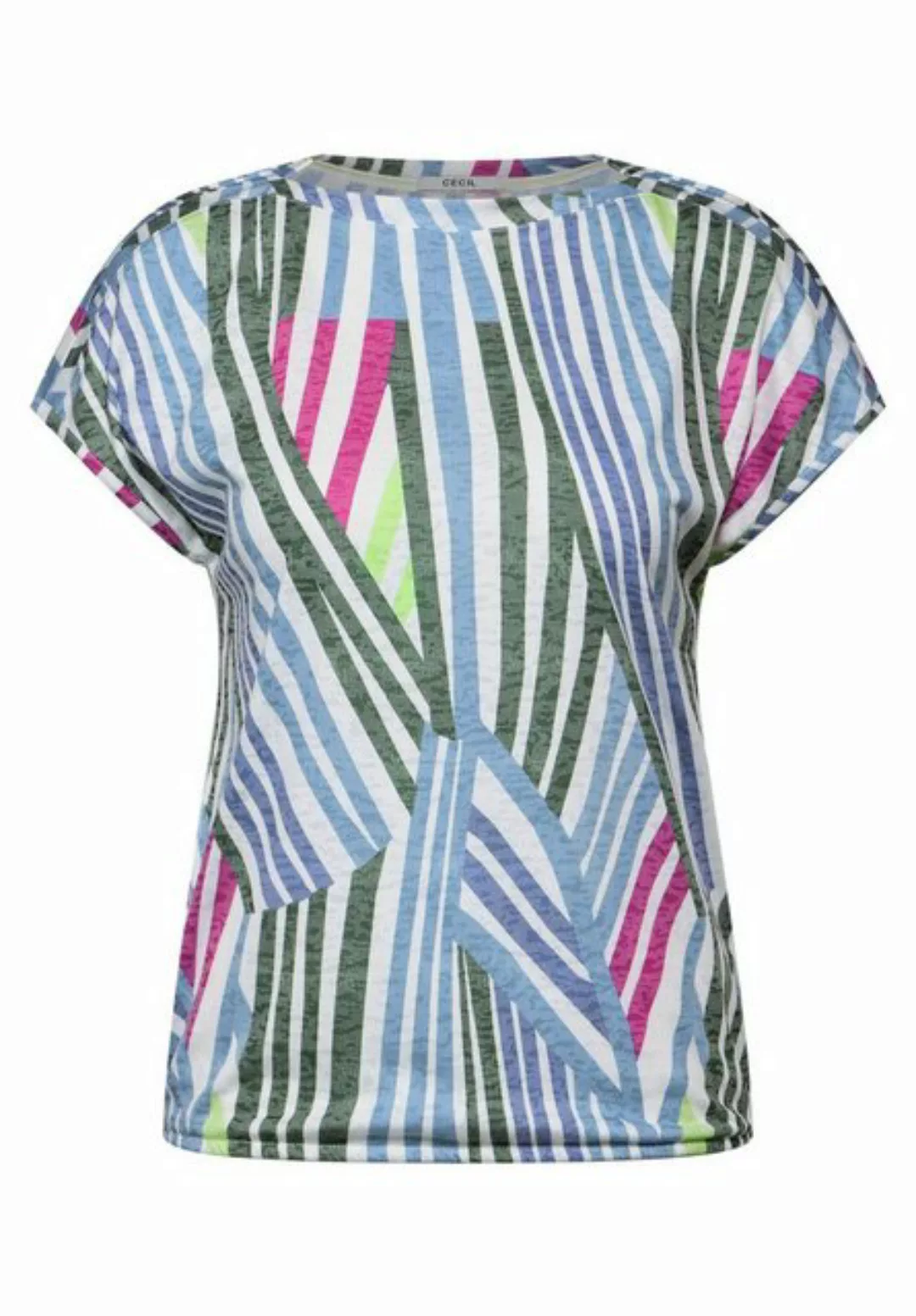 Cecil T-Shirt TOS Multicolor Print Burnout T günstig online kaufen