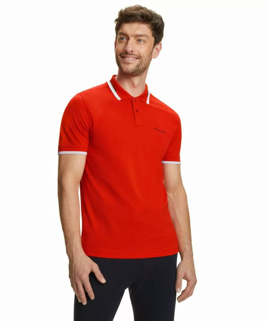 FALKE Poloshirt aus hochwertiger Pima-Baumwolle günstig online kaufen