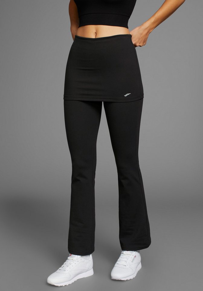 FAYN SPORTS Jazzpants Jersey Leggings mit angenähtem Rock günstig online kaufen