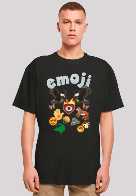 emoji couture T-Shirt White leather logo icons Premium Qualität günstig online kaufen