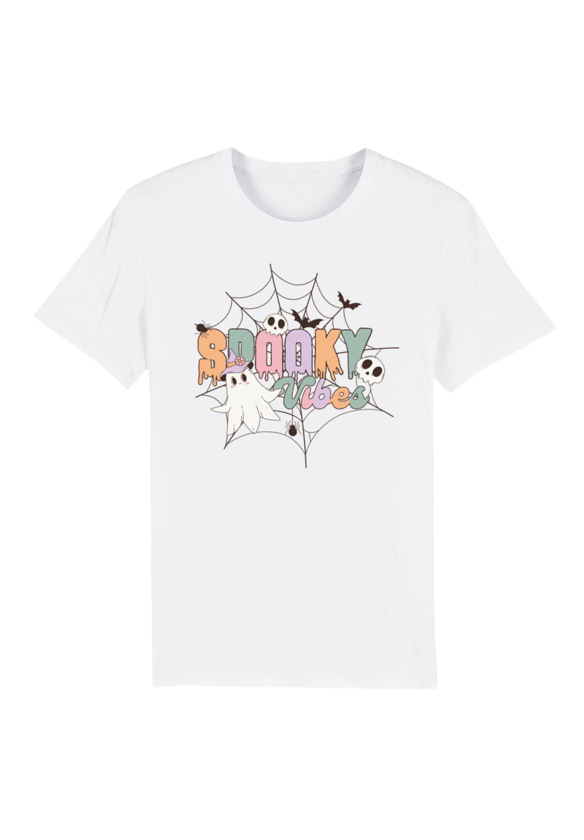 F4NT4STIC T-Shirt "Retro Halloween Spooky vibes", Premium Qualität günstig online kaufen