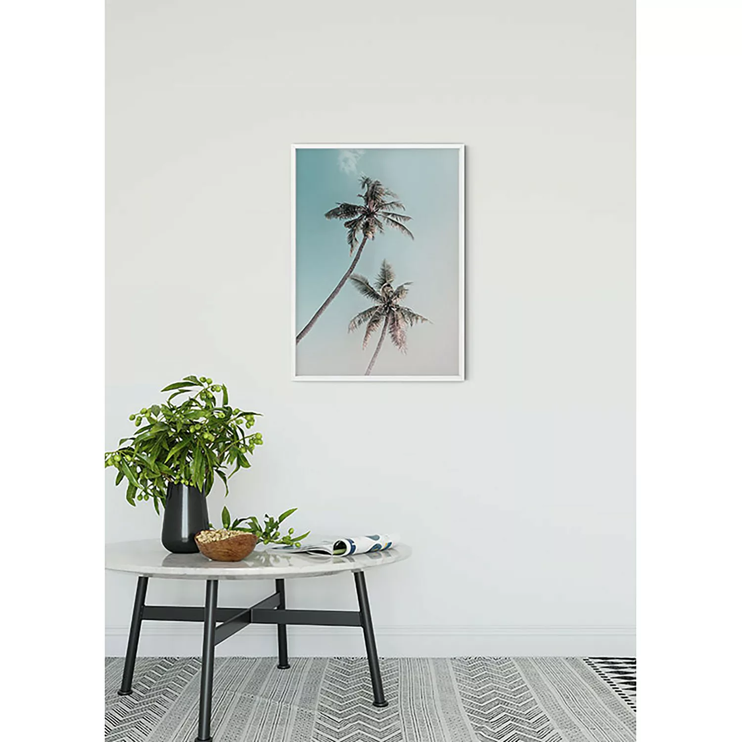 KOMAR Wandbild - Miami Palms - Größe: 50 x 70 cm mehrfarbig Gr. one size günstig online kaufen