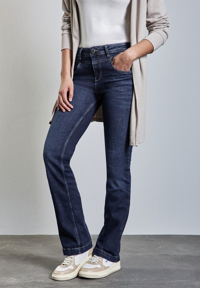 STREET ONE Bootcut-Jeans im Slim Fit günstig online kaufen