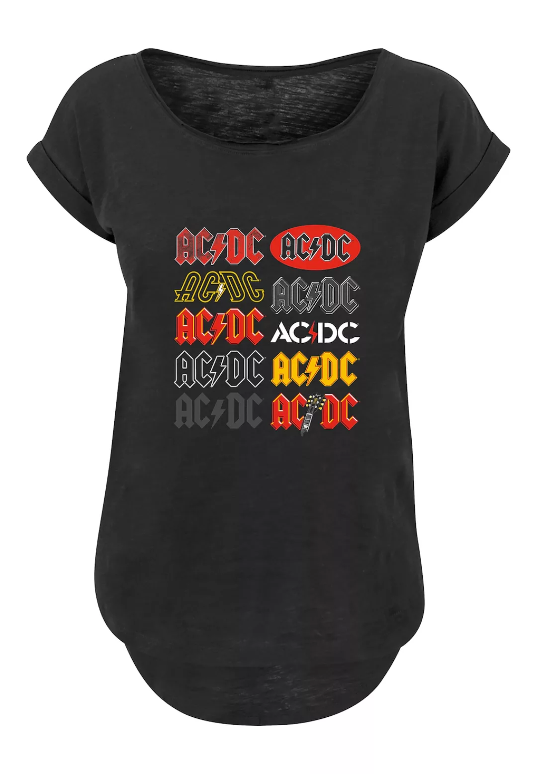 F4NT4STIC T-Shirt "AC/DC Multi-Logo", Print günstig online kaufen