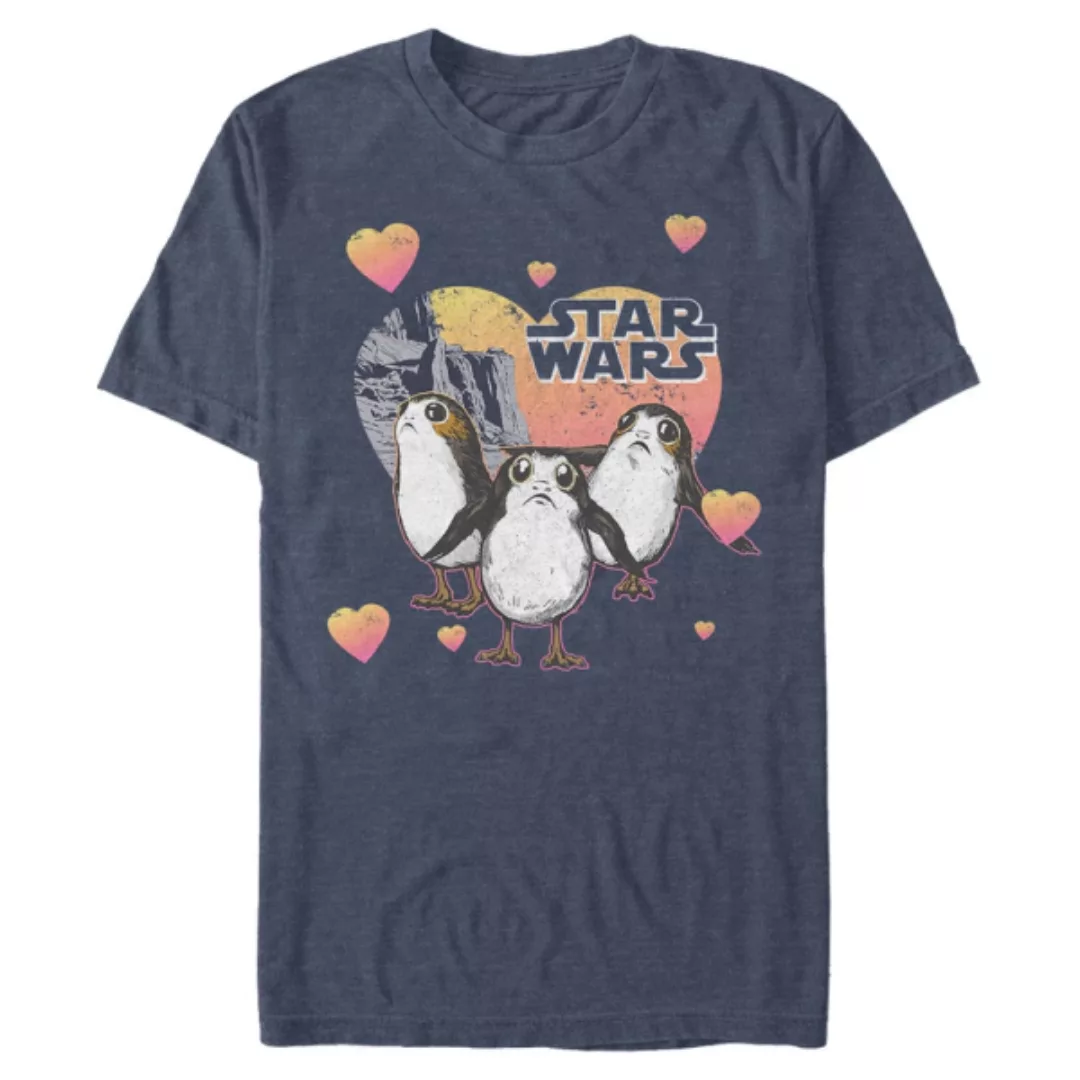 Star Wars - Das Erwachen der Macht - Porg Hearts - Valentinstag - Männer T- günstig online kaufen