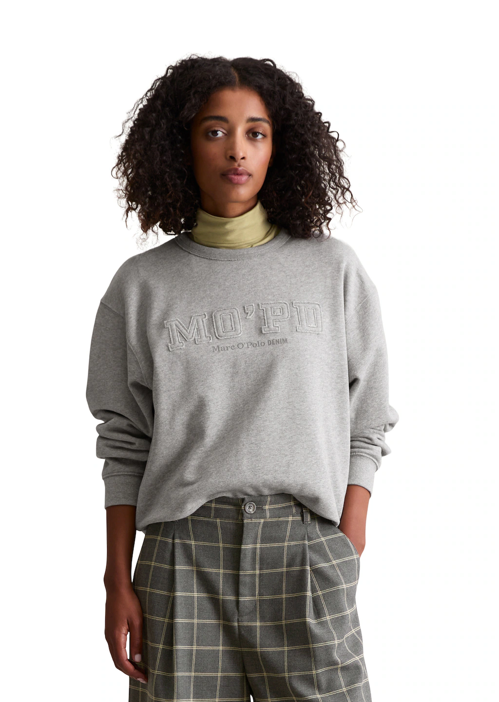 Marc OPolo DENIM Sweatshirt "aus gewaschener Bio-Baumwolle" günstig online kaufen