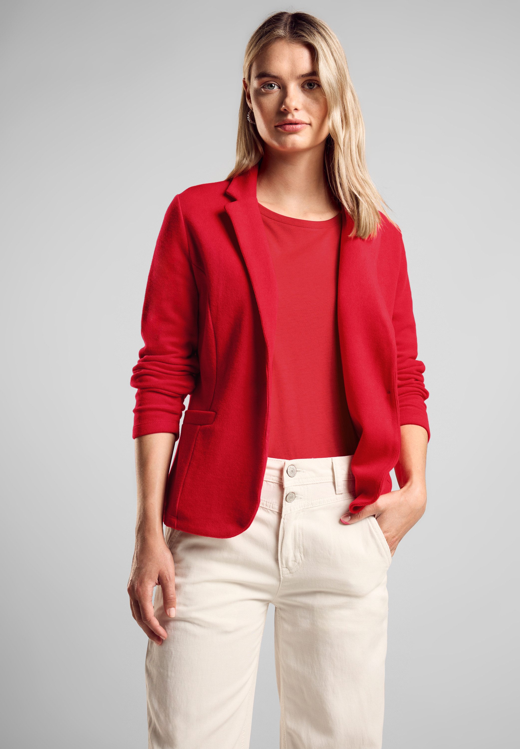STREET ONE Kurzblazer, in Unifarbe günstig online kaufen