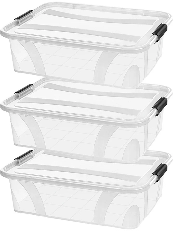 Siena Home Aufbewahrungsbox "Anzio", (Set, 3 St.), Kunststoff, 100% recycle günstig online kaufen