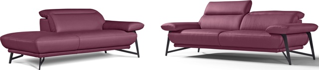 Egoitaliano Sofa »Anais, Design mit hohem Sitzkomfort, Fußfarbe schattengra günstig online kaufen